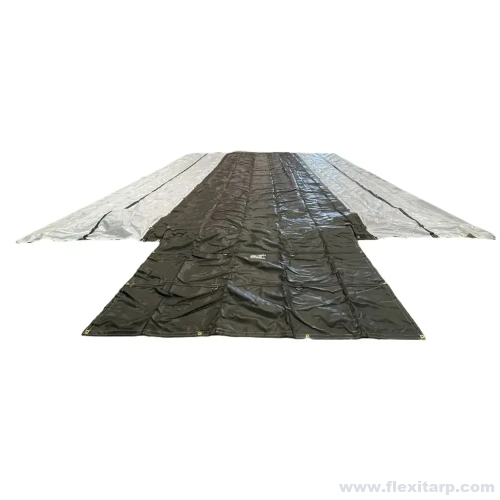 Custom Size Heavy Duty PVC Tarpaulin Rolls Coated Ripstop Style Anti-UV Feature Seamless Waterproof Other Fabric Woven Plain