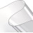 2 Sheets Clear Vinyl Plastic Sheeting 54 x 36 Inch Tablecloth Protector Flexible Thick Sheeting Heavy Duty Rectangular (0.3 mm)